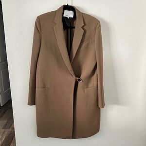 3.1 Phillip Lim oversized tan coat size 0 fits 2/4 regular fit